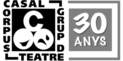 Logo del Grup de Teatre de Casal Corpus de 30 anys